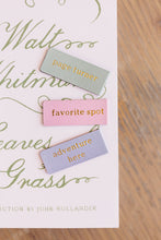 Load image into Gallery viewer, Book Lover Magnetic Bookmark Set - Foil Embossed