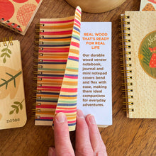 Load image into Gallery viewer, Big Dots Lists Pocket-Size Wood Notebook
