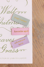 Load image into Gallery viewer, Favorite Spot Foil Embossed Magnetic Bookmark
