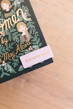 Load image into Gallery viewer, Favorite Spot Foil Embossed Magnetic Bookmark
