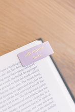 Load image into Gallery viewer, Adventure Here Embossed Magnetic Bookmark
