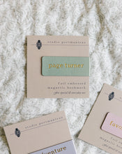 Load image into Gallery viewer, Book Lover Magnetic Bookmark Set - Foil Embossed
