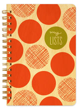 Load image into Gallery viewer, Big Dots Lists Pocket-Size Wood Notebook
