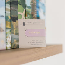 Load image into Gallery viewer, Favorite Spot Foil Embossed Magnetic Bookmark

